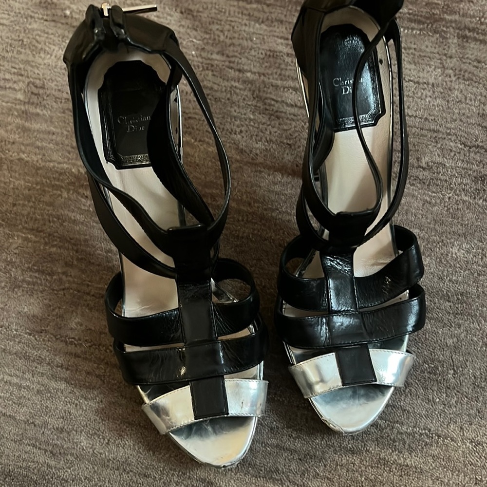 Christian Dior Caged black pumps so comfortable size 38